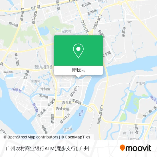 广州农村商业银行ATM(鹿步支行)地图