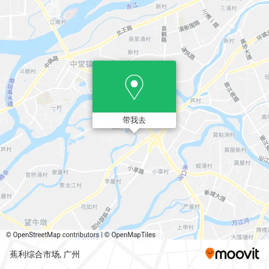 蕉利综合市场地图