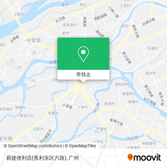易捷便利店(蕉利东区六路)地图