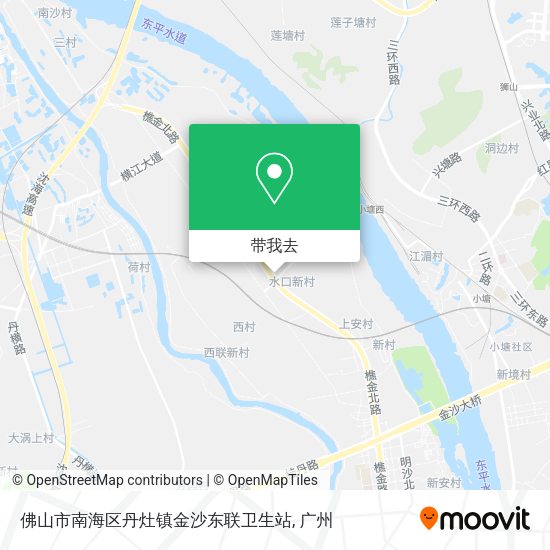 佛山市南海区丹灶镇金沙东联卫生站地图