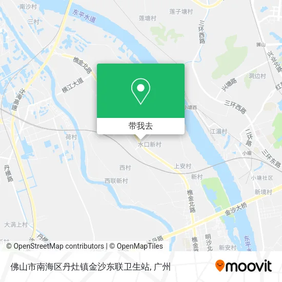 佛山市南海区丹灶镇金沙东联卫生站地图