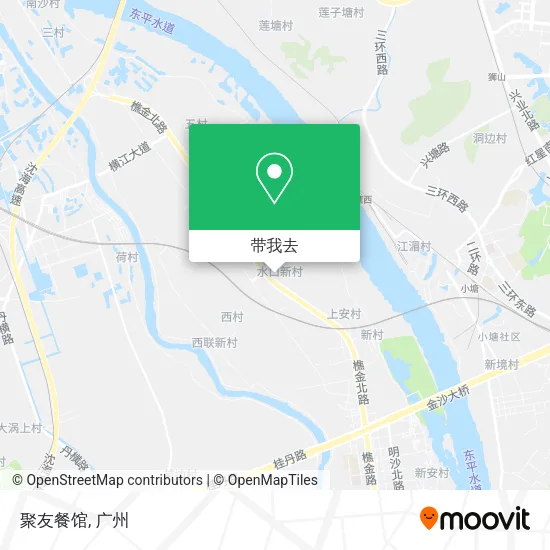 聚友餐馆地图