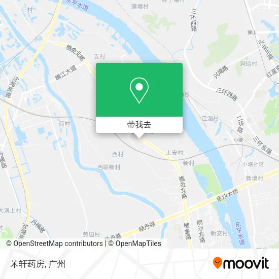 苯轩药房地图