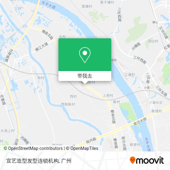 宣艺造型发型连锁机构地图