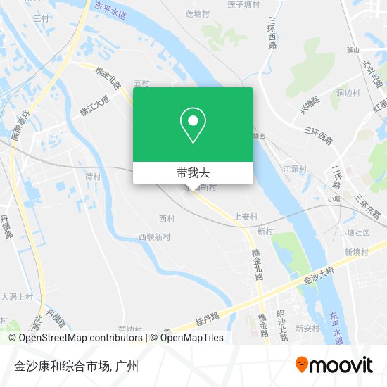 金沙康和综合市场地图