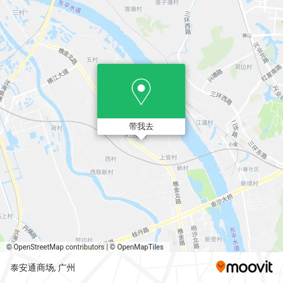 泰安通商场地图