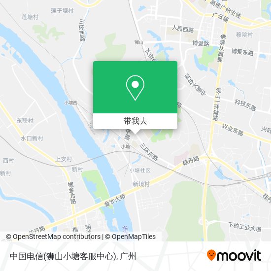 中国电信(狮山小塘客服中心)地图