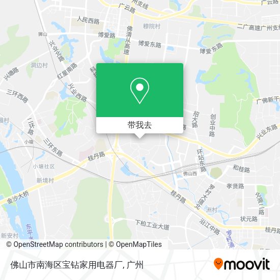 佛山市南海区宝钻家用电器厂地图