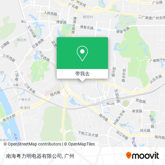 南海粤力明电器有限公司地图