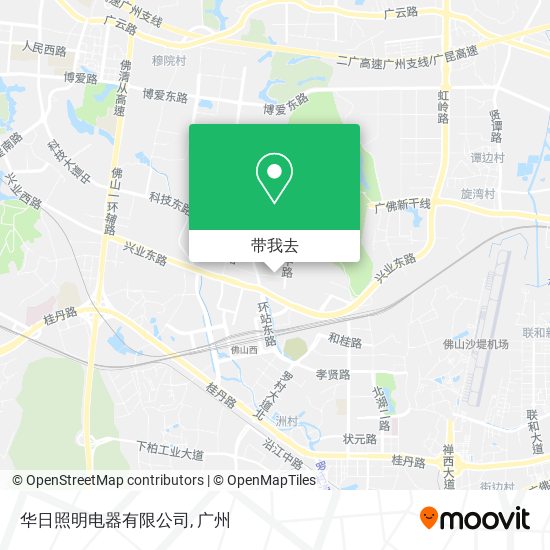 华日照明电器有限公司地图