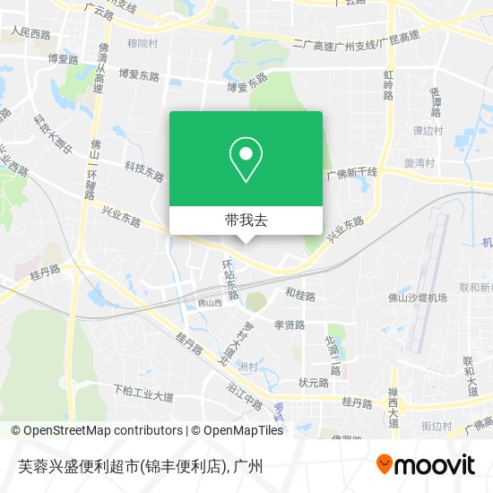 芙蓉兴盛便利超市(锦丰便利店)地图