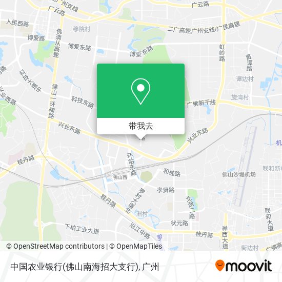 中国农业银行(佛山南海招大支行)地图