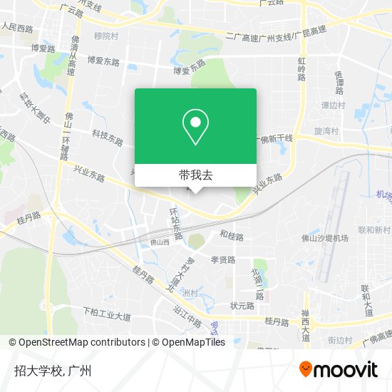 招大学校地图