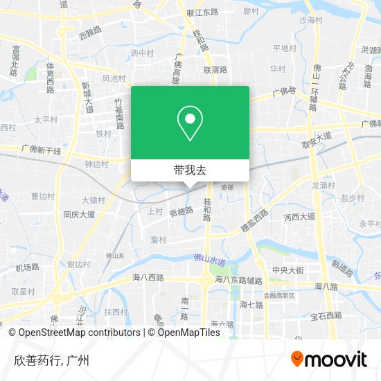 欣善药行地图
