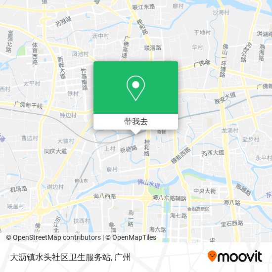 大沥镇水头社区卫生服务站地图