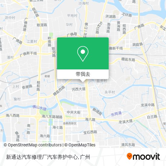 新通达汽车修理厂汽车养护中心地图