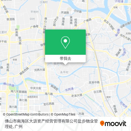 佛山市南海区大沥资产经营管理有限公司盐步物业管理处地图