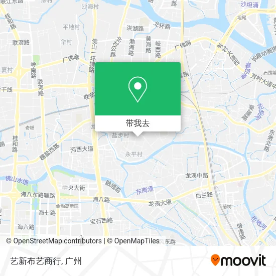 艺新布艺商行地图