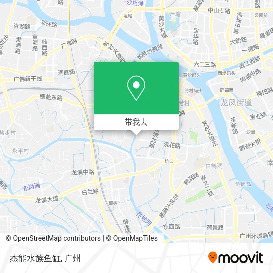 杰能水族鱼缸地图