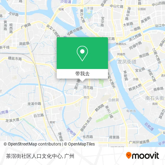 茶滘街社区人口文化中心地图