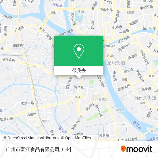 广州市富江食品有限公司地图