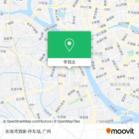 东海湾酒家-停车场地图