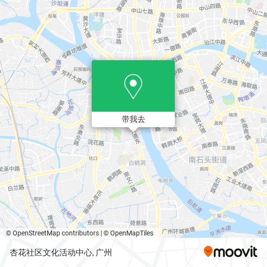 杏花社区文化活动中心地图
