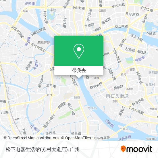 松下电器生活馆(芳村大道店)地图