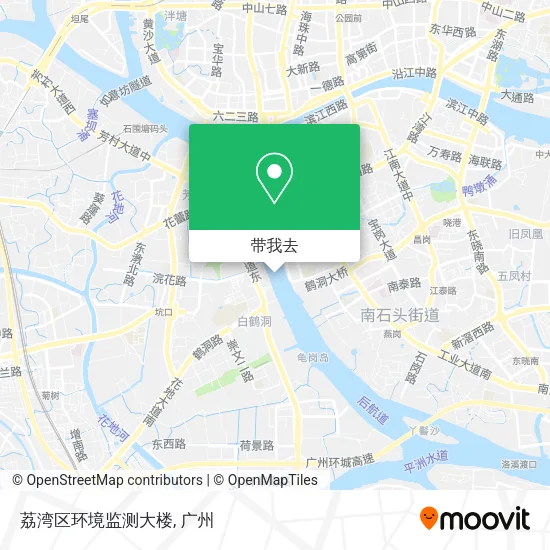 荔湾区环境监测大楼地图