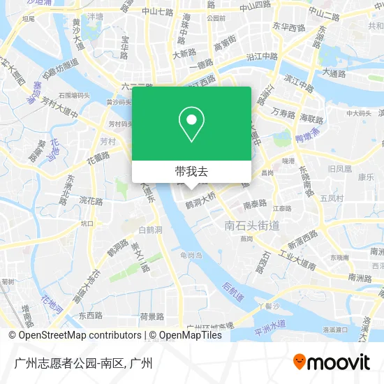 广州志愿者公园-南区地图