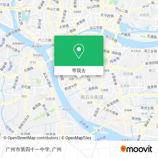 广州市第四十一中学地图
