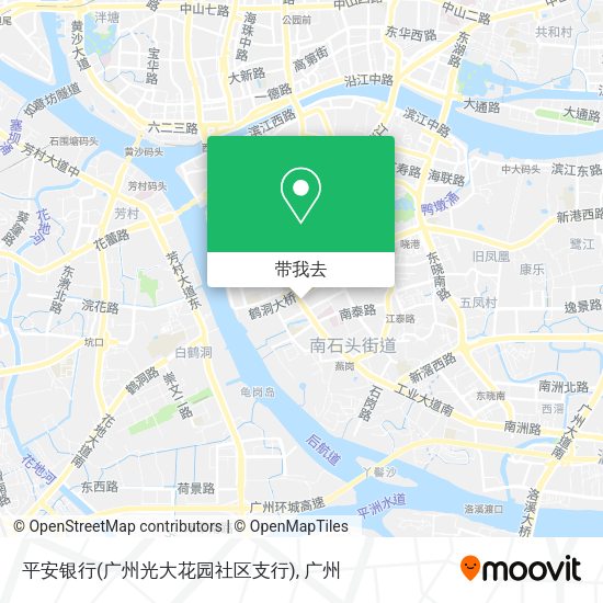平安银行(广州光大花园社区支行)地图