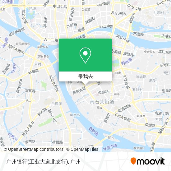 广州银行(工业大道北支行)地图