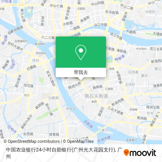中国农业银行24小时自助银行(广州光大花园支行)地图