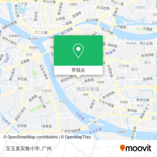 宝玉直实验小学地图