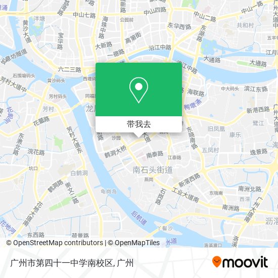 广州市第四十一中学南校区地图