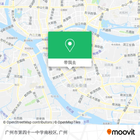 广州市第四十一中学南校区地图