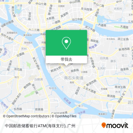中国邮政储蓄银行ATM(海珠支行)地图