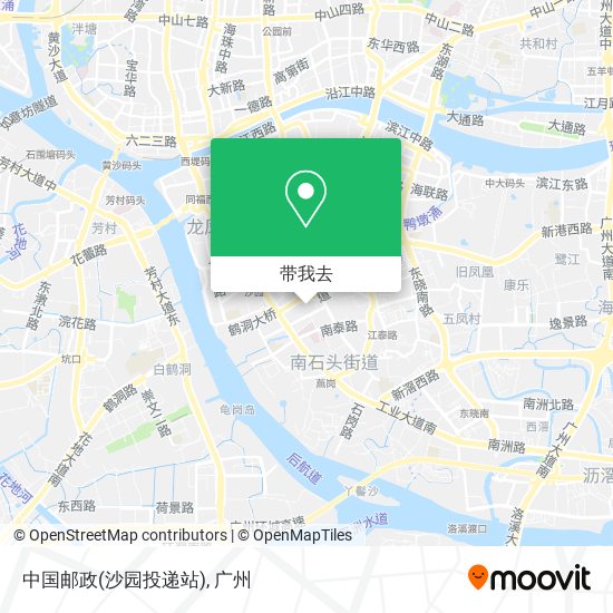 中国邮政(沙园投递站)地图