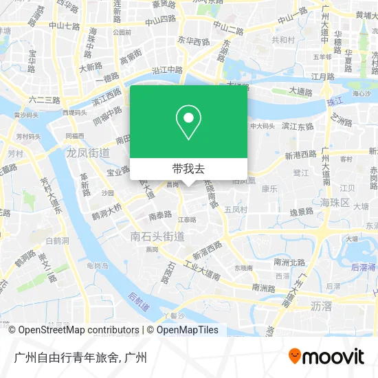 广州自由行青年旅舍地图
