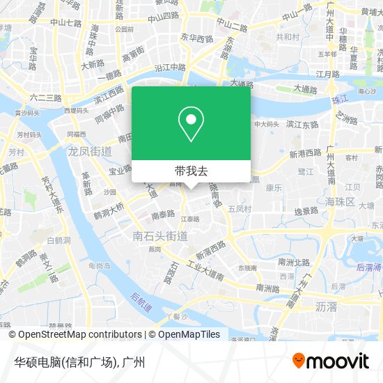 华硕电脑(信和广场)地图