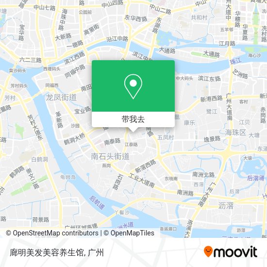 廊明美发美容养生馆地图