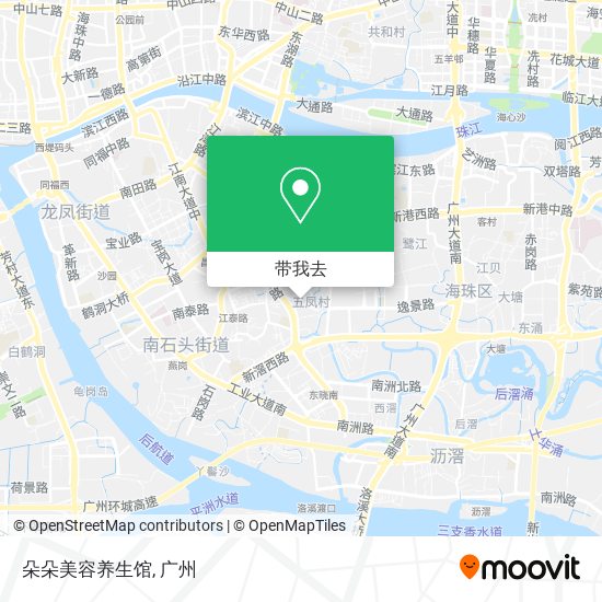 朵朵美容养生馆地图