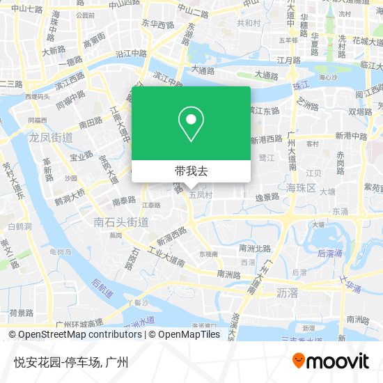 悦安花园-停车场地图