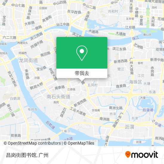 昌岗街图书馆地图