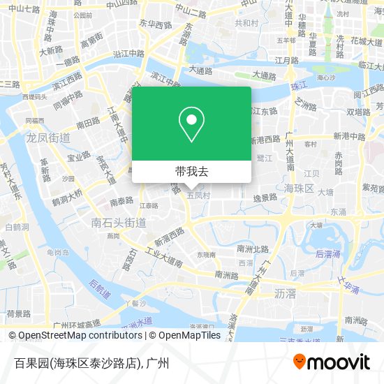 百果园(海珠区泰沙路店)地图