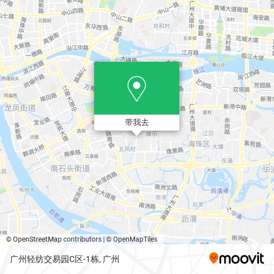 广州轻纺交易园C区-1栋地图