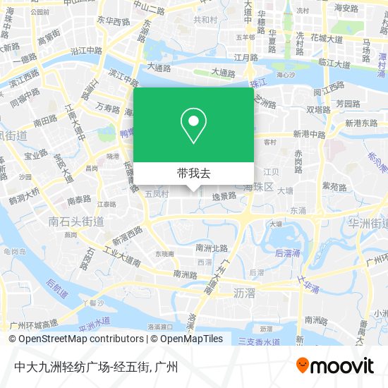 中大九洲轻纺广场-经五街地图