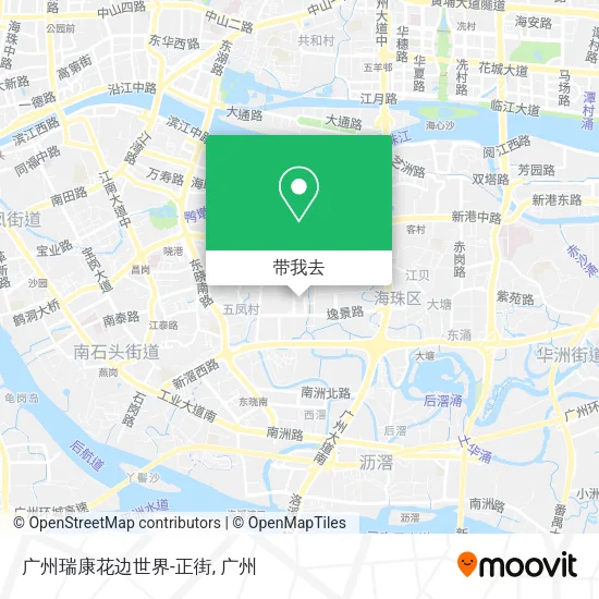 广州瑞康花边世界-正街地图
