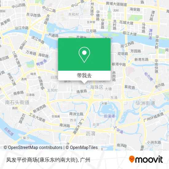 凤发平价商场(康乐东约南大街)地图